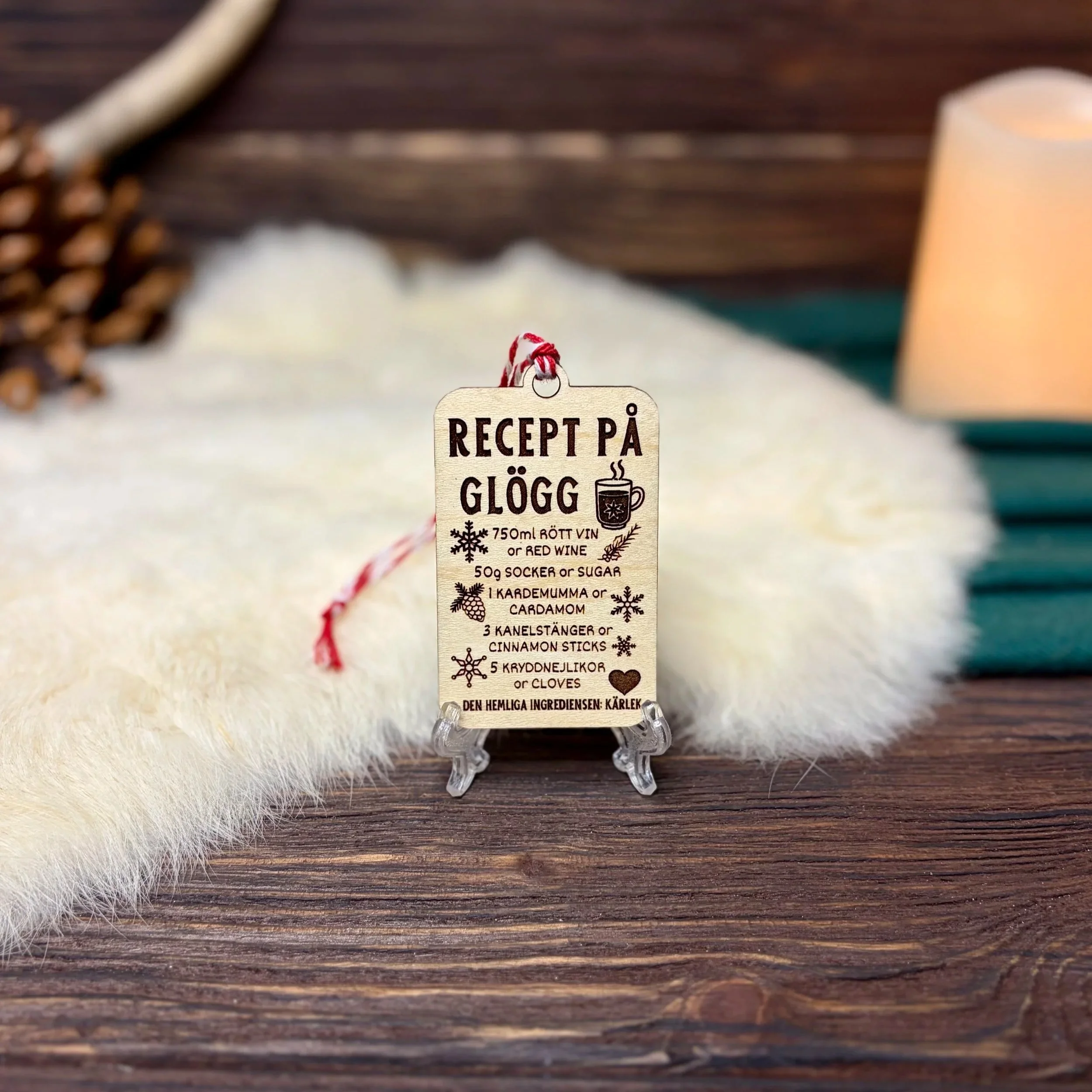 Glogg Recipe Ornament