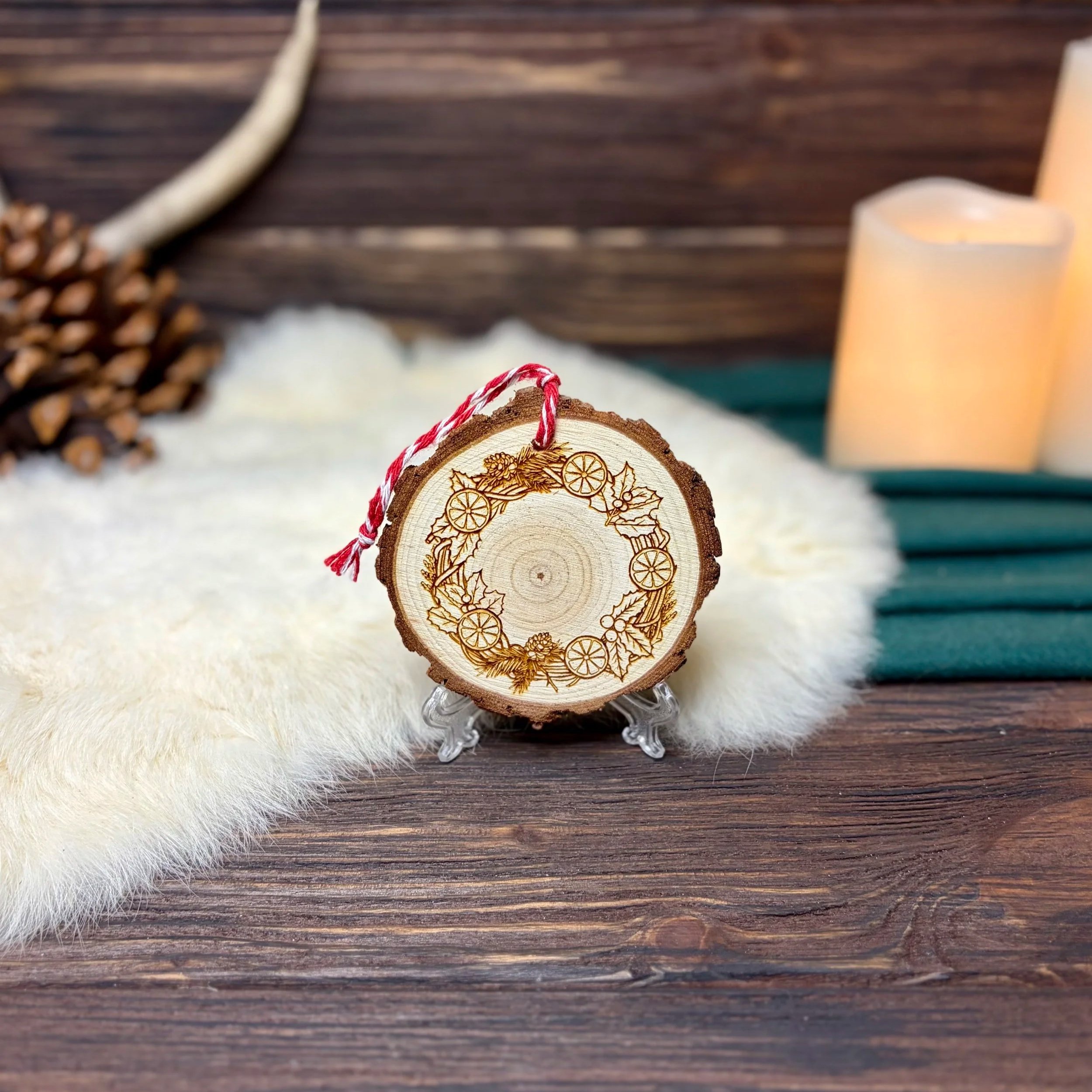 Yule Wreath Ornament