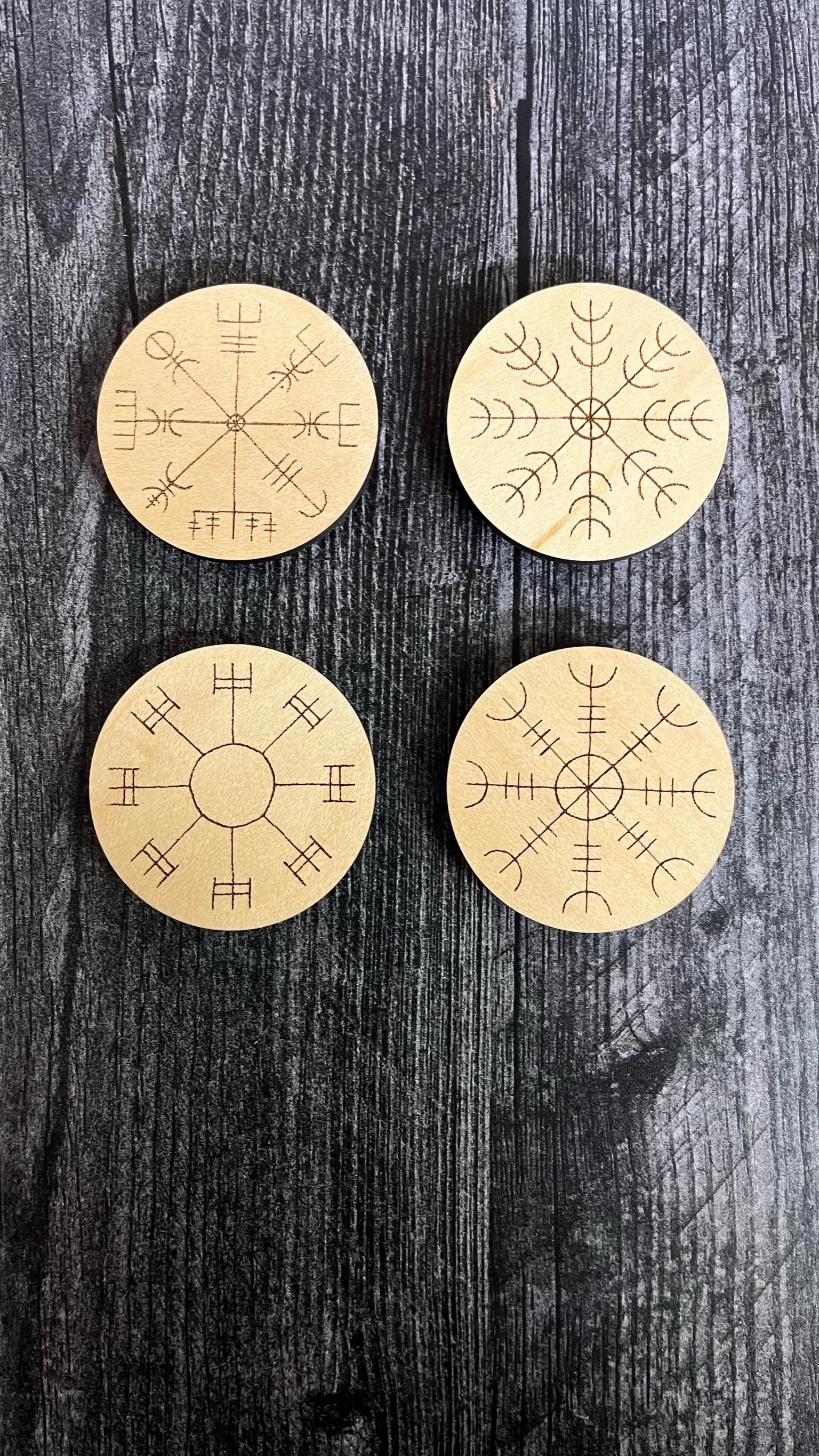 Icelandic Spell Stave Magnets