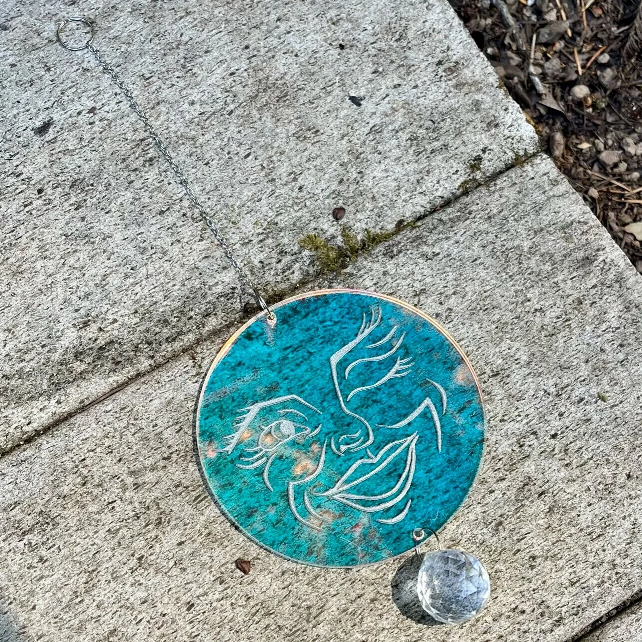 Rio Nido Moon Suncatcher - Silver