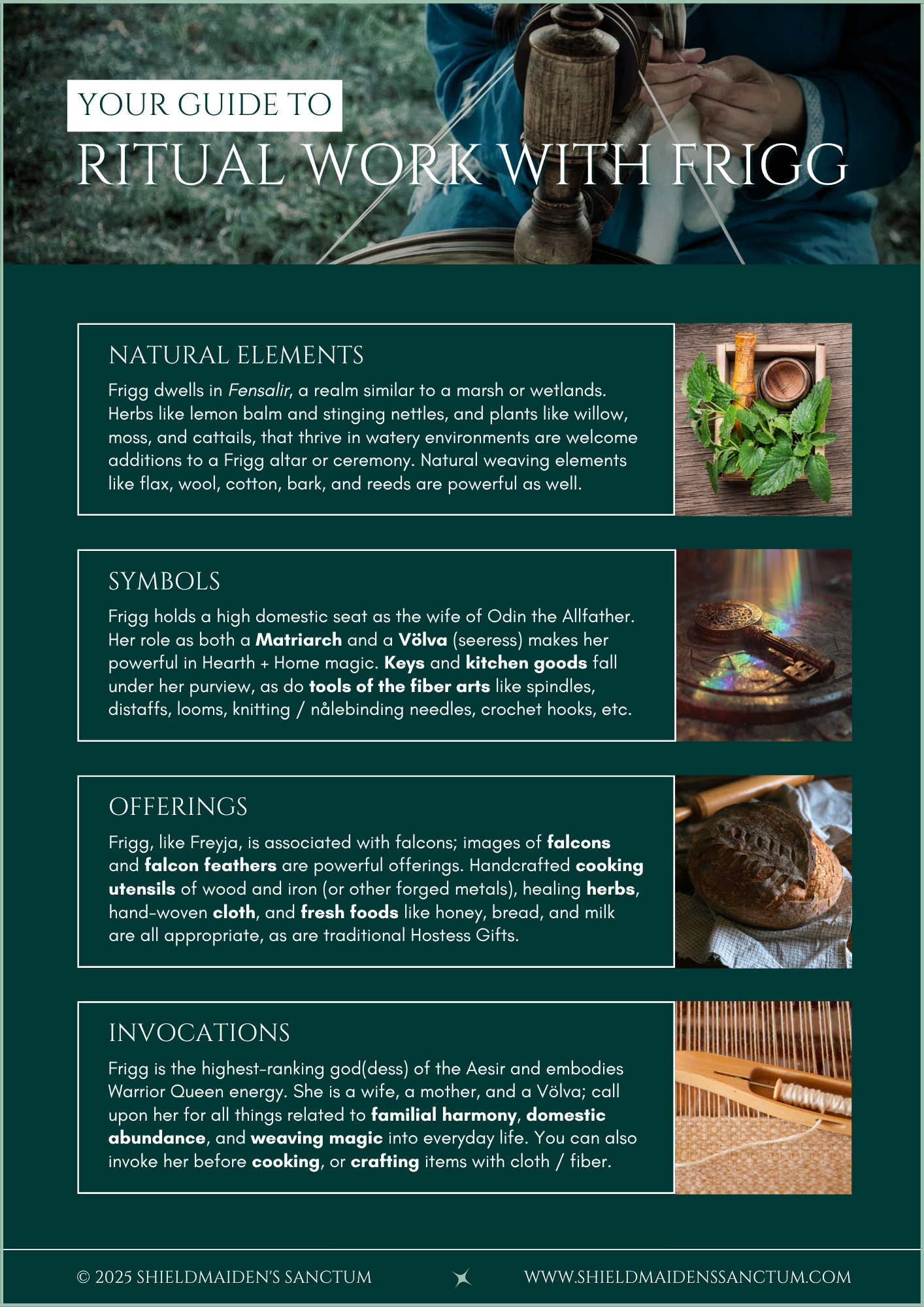 Work Ritual Your Guide To Ritual Work With Frigg — SHIELDMAIDEN'S SANCTUM