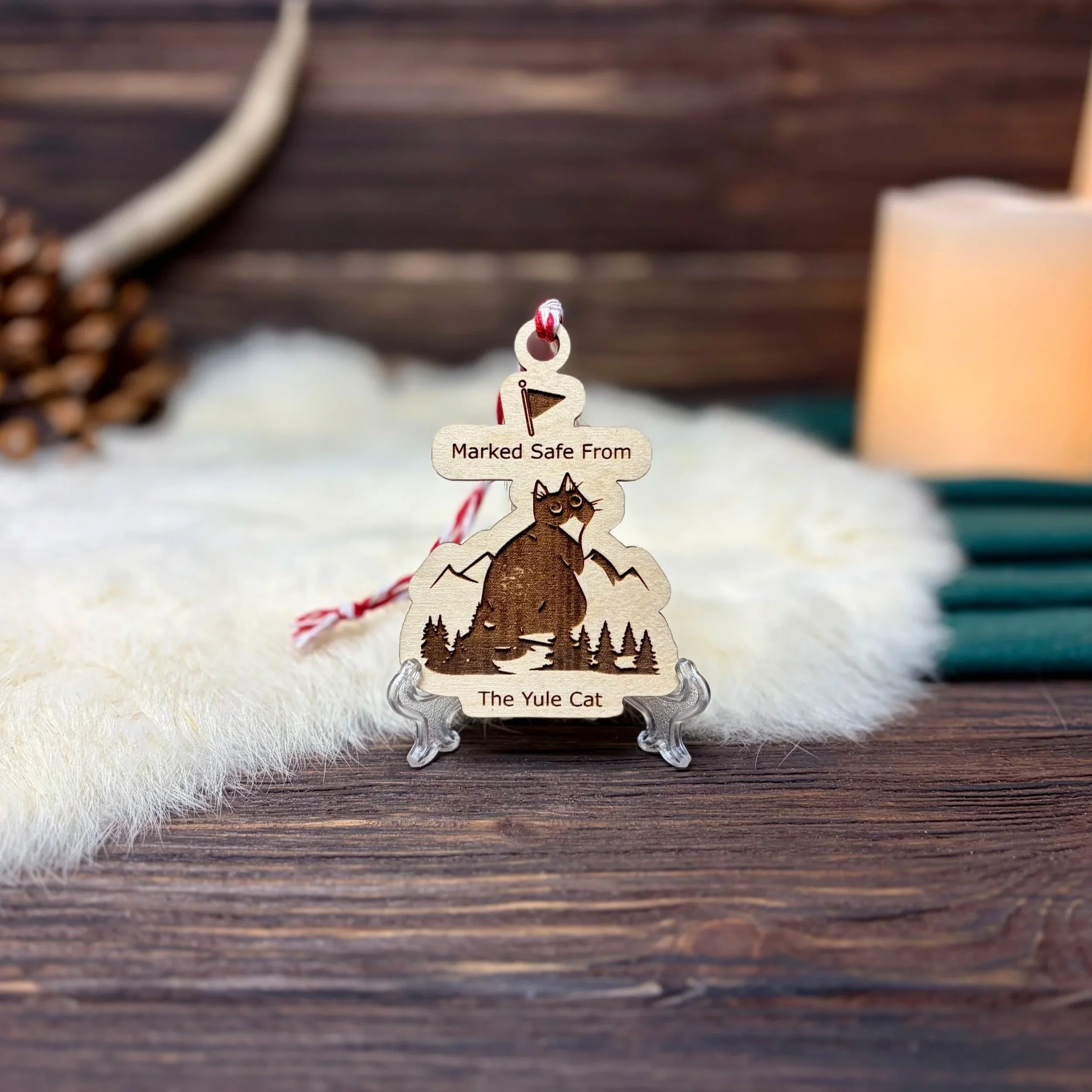 Yule Cat Ornament