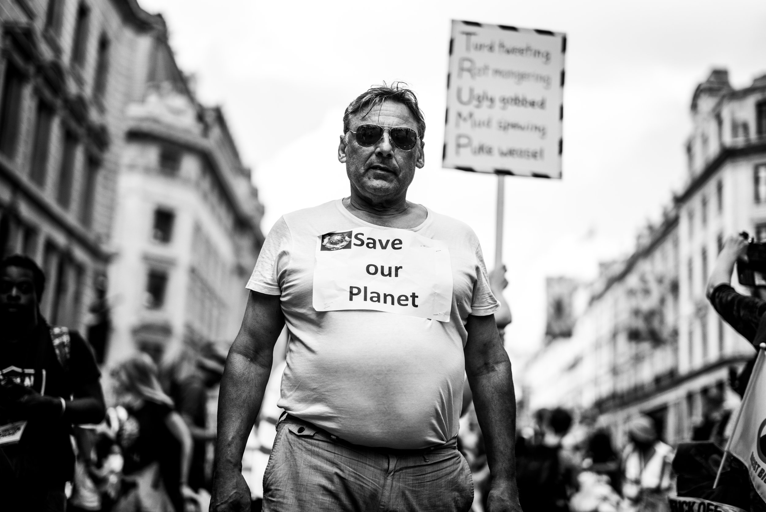 Anti-Trump Rally. London 2018