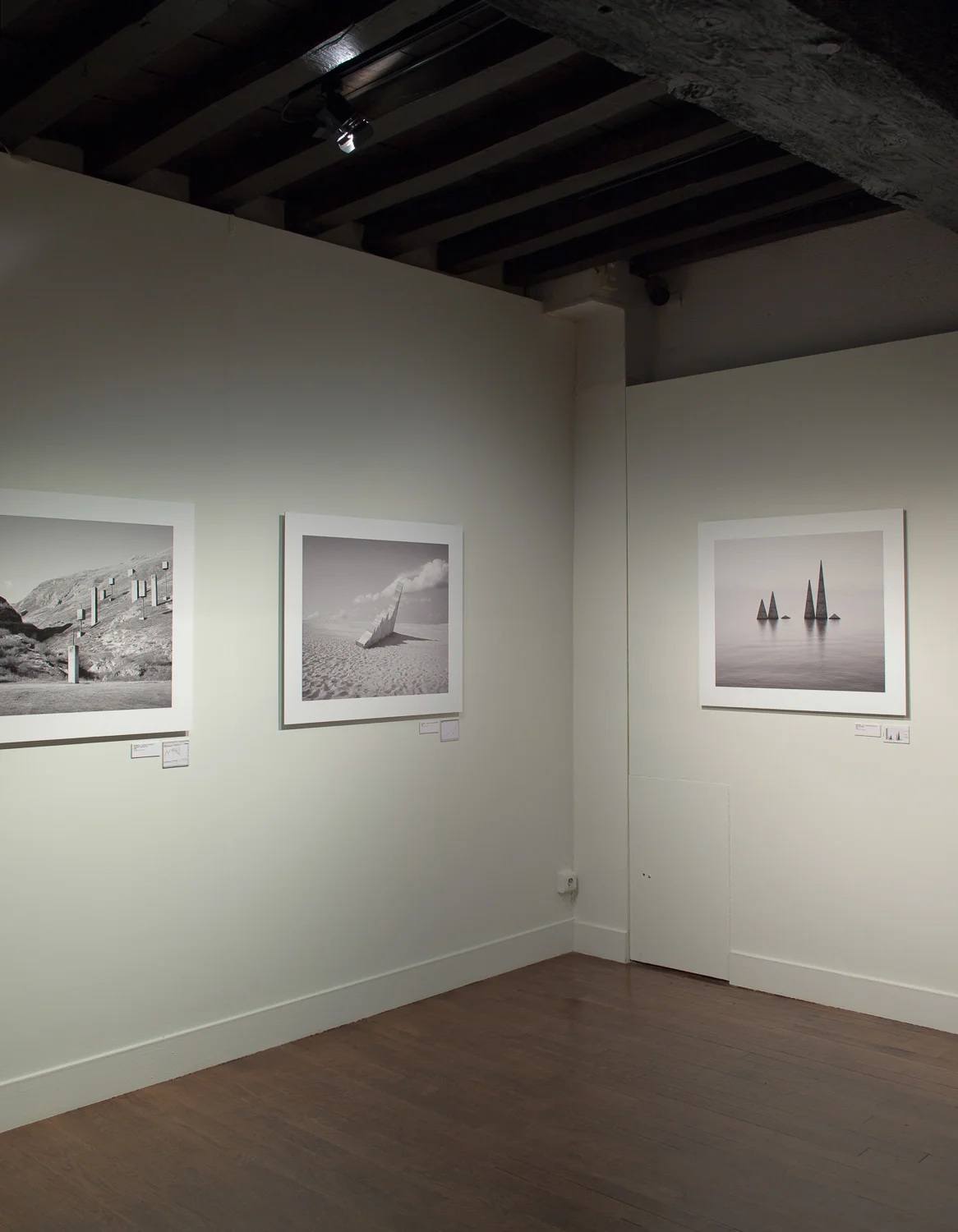 Exhibition view of various series