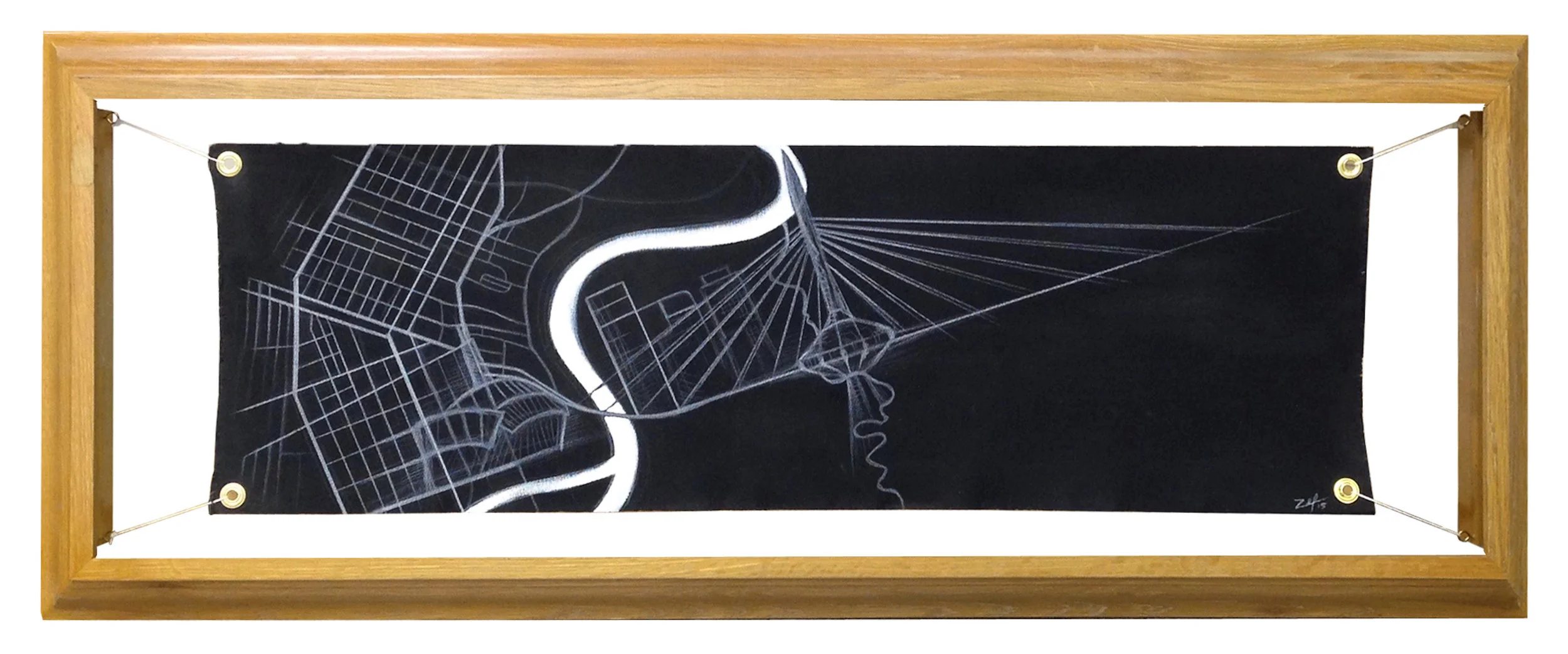 "Esplanade Riel". 21"x53"