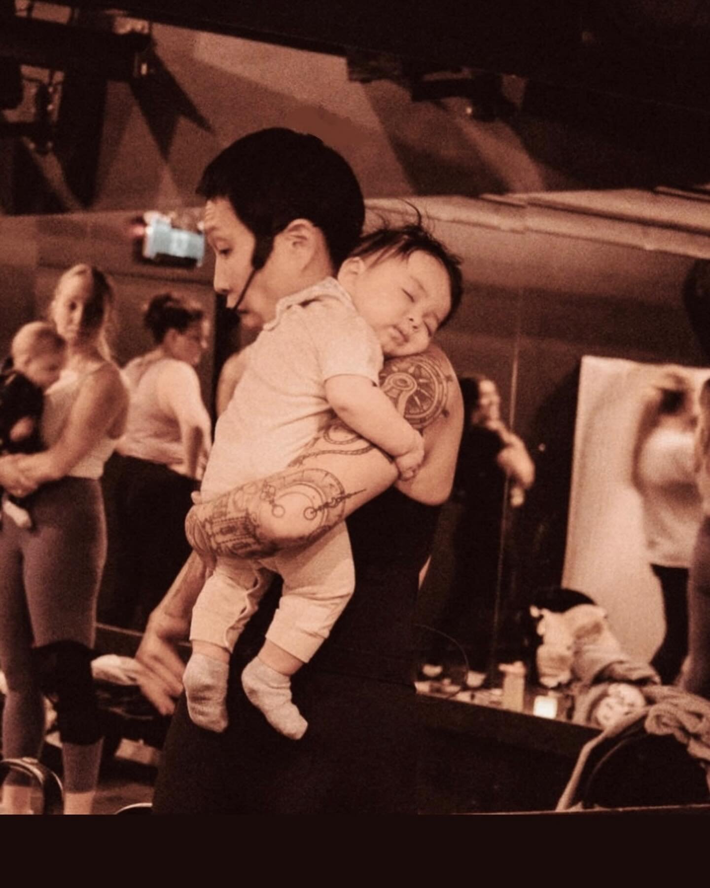 There&rsquo;s a time during each CARE class where I have mamas hold their little ones and dance to the beat of the music together. This is the part in class when Keanu usually falls asleep in my arms🥹.

My theory is that his connection to music star