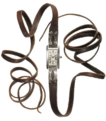 NYTIMES T MAGAZINE 2011 CUSTOM LEATHER WATCH STRAP BY A. JASON ROSS