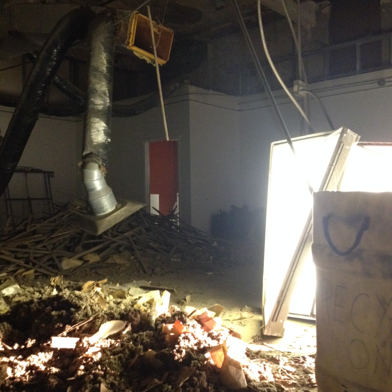 Demolition stage. January.