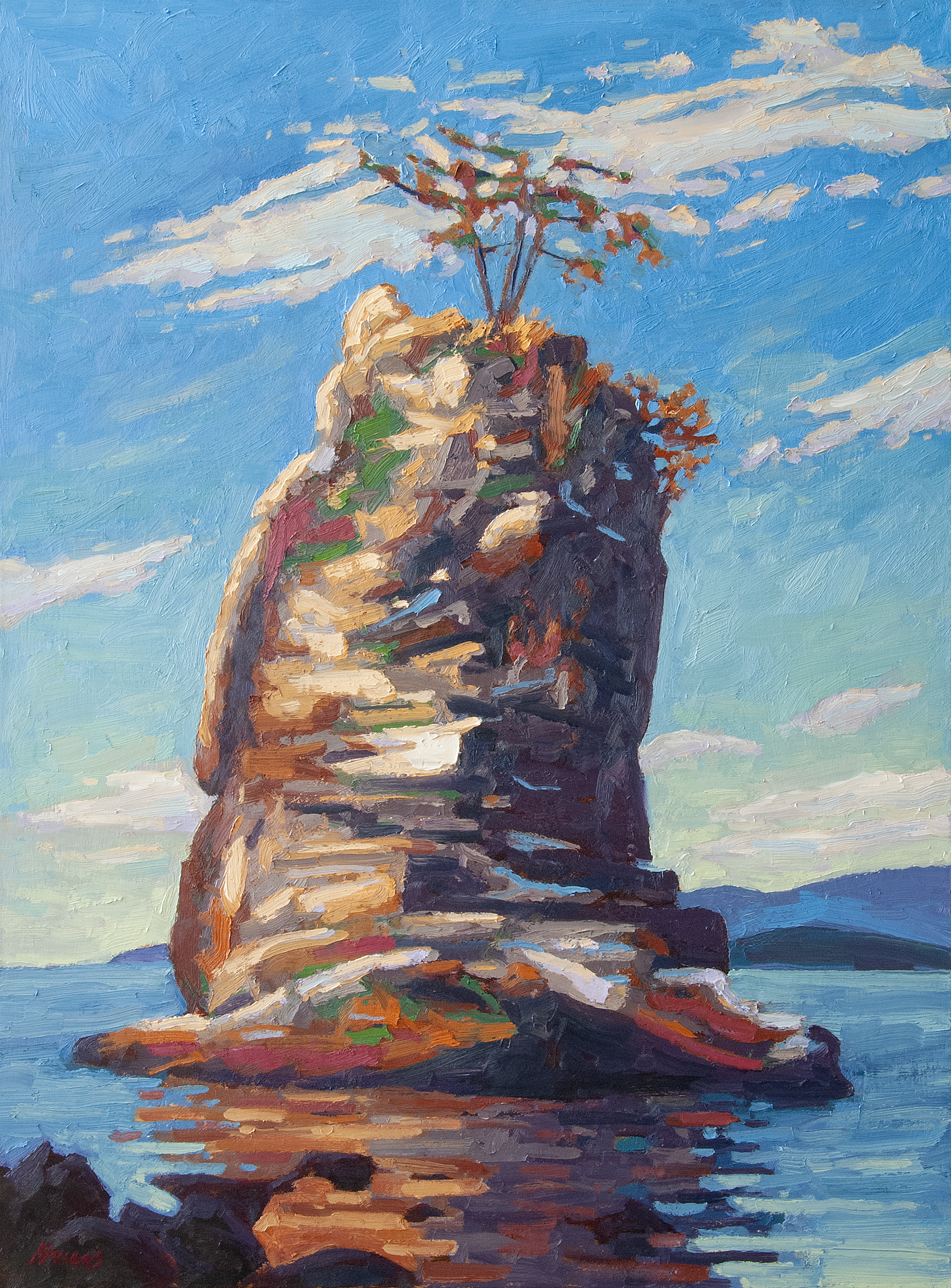 Siwash—oil paint on canvas
102x76cm (40x30in)