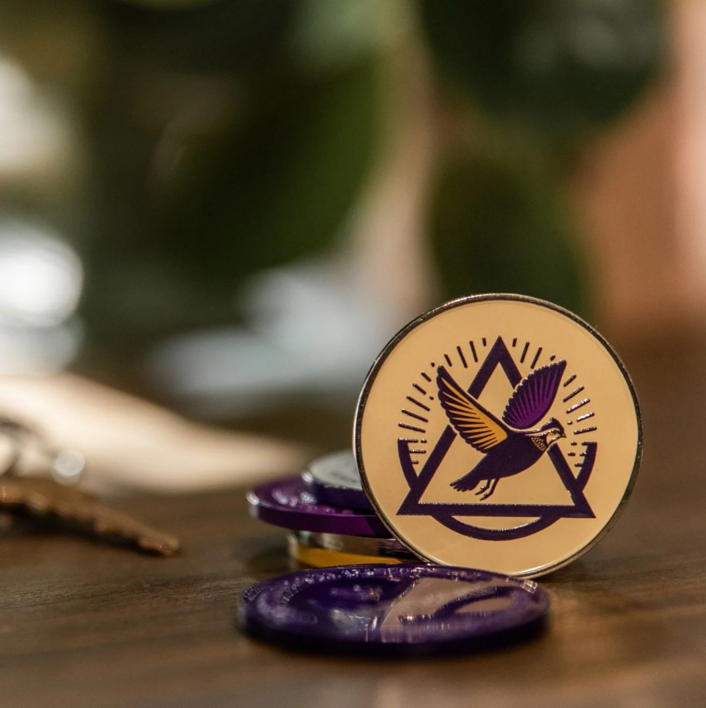 More sobriety chip imagery for @anylengthretreat by @amandahoffmanart, ✍️ @kristenshoates 

#embodydesignco 
#branddesign 
#sober 
#soberbrand
#anylengthretreat 
#aachip