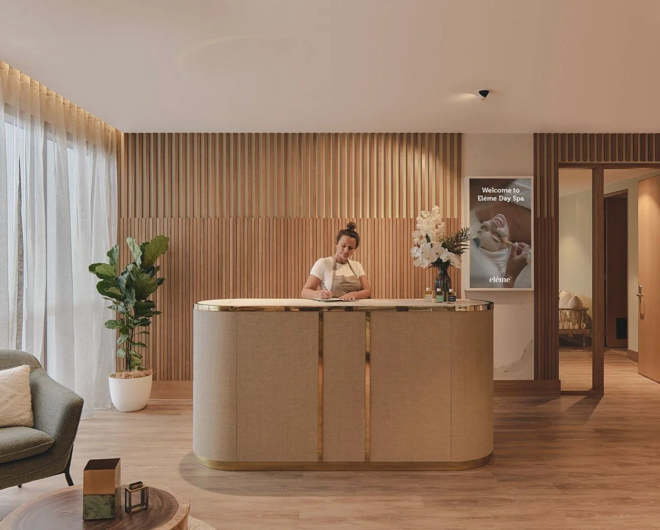 A few years in the making, El&egrave;me Day Spa at Flynn made its debut today.  Worth the wait we&rsquo;d say. Welcome to the @elemespabycrystalbrook family! ❤️