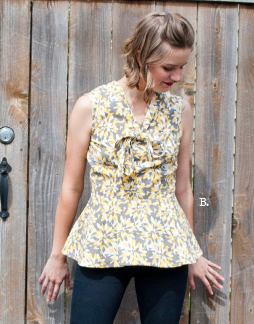 The fabulous Alex Murphy modeling the Maybe Me Top!