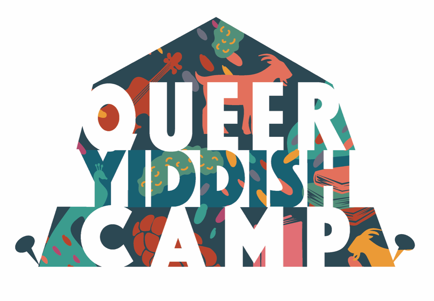 Queer Yiddish Camp Logo Design