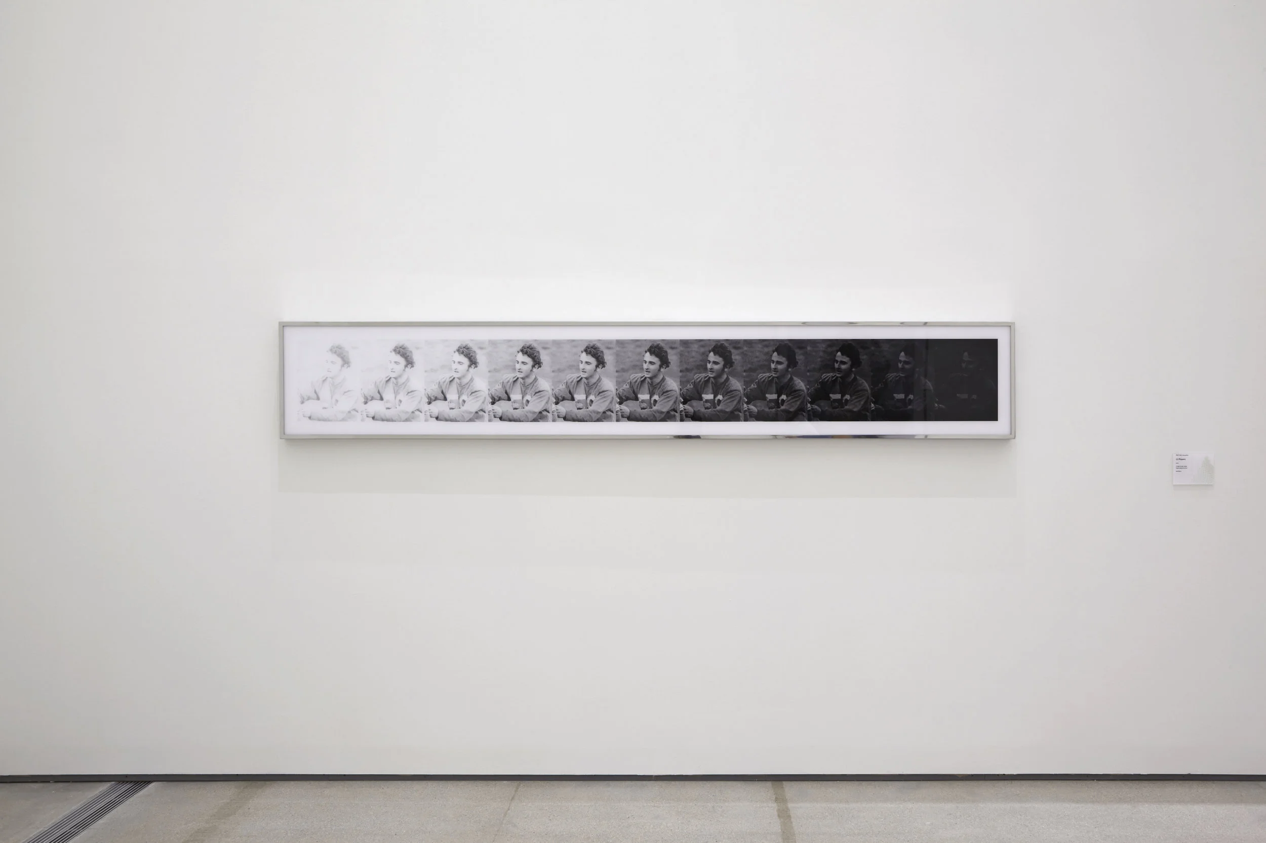 11 Players, 2016, Digital Pigment Print, 43 x 269 cm © Seung woo Back