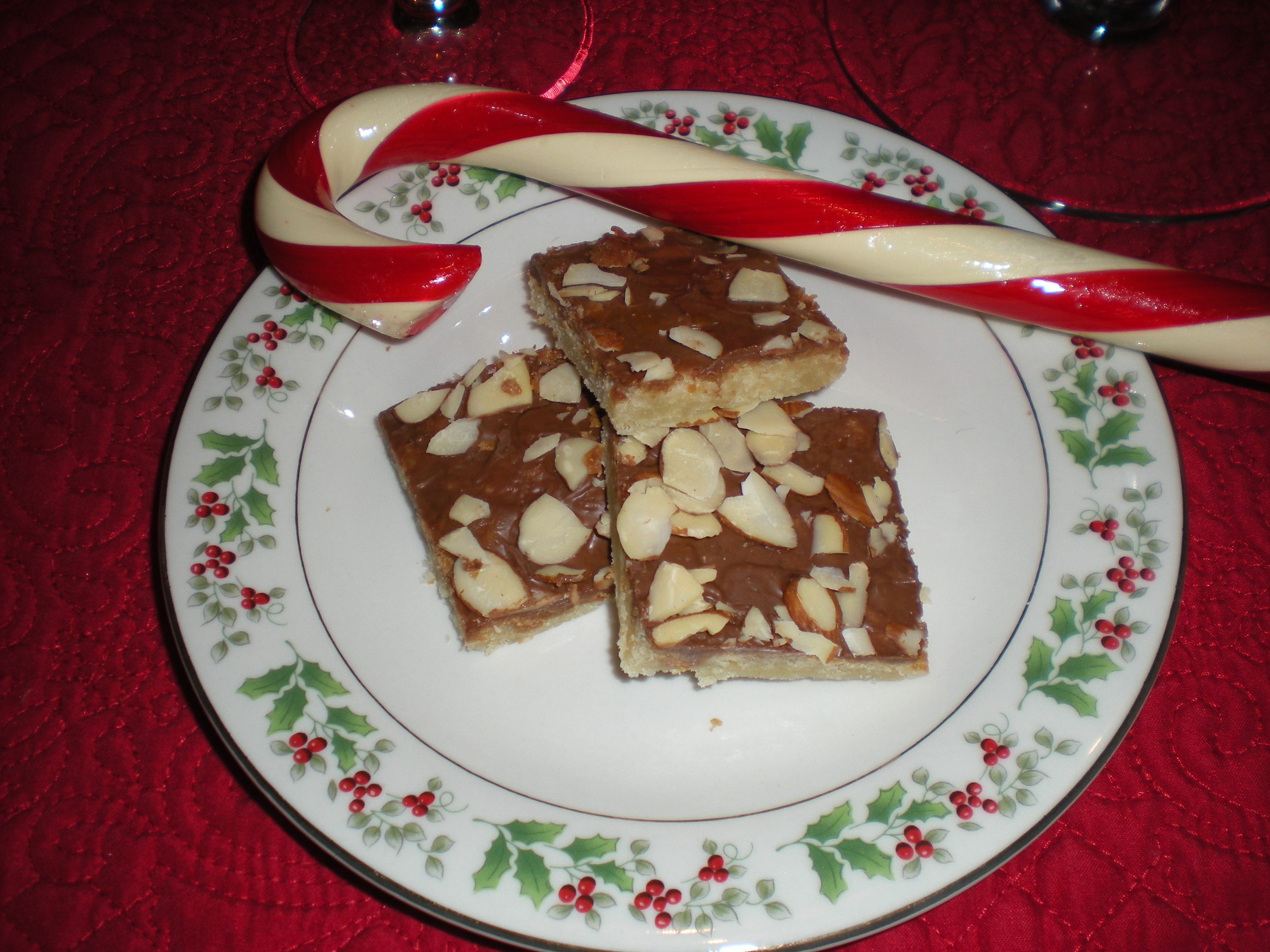 Almond Toffee Bars