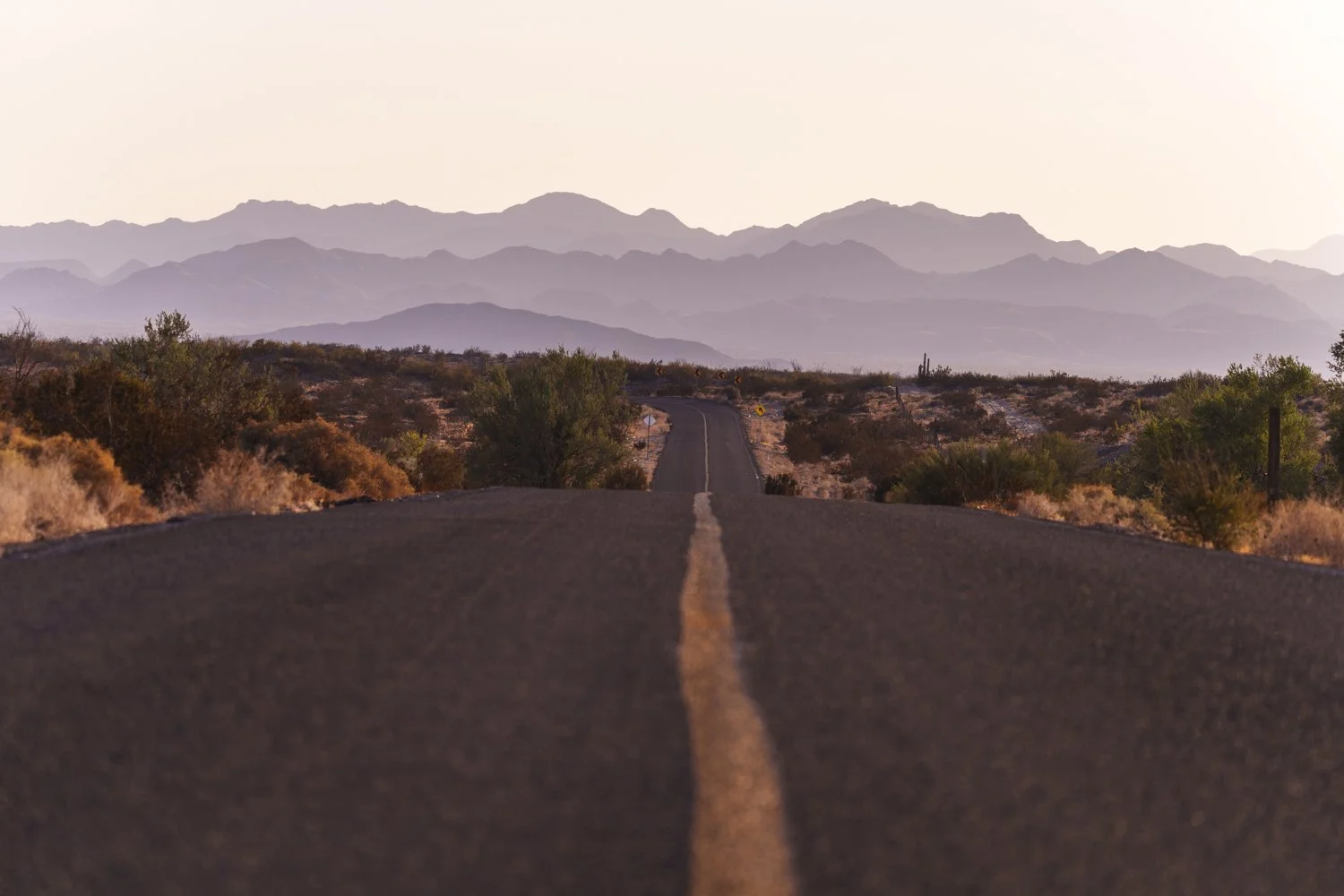 The road through Baja California Sur