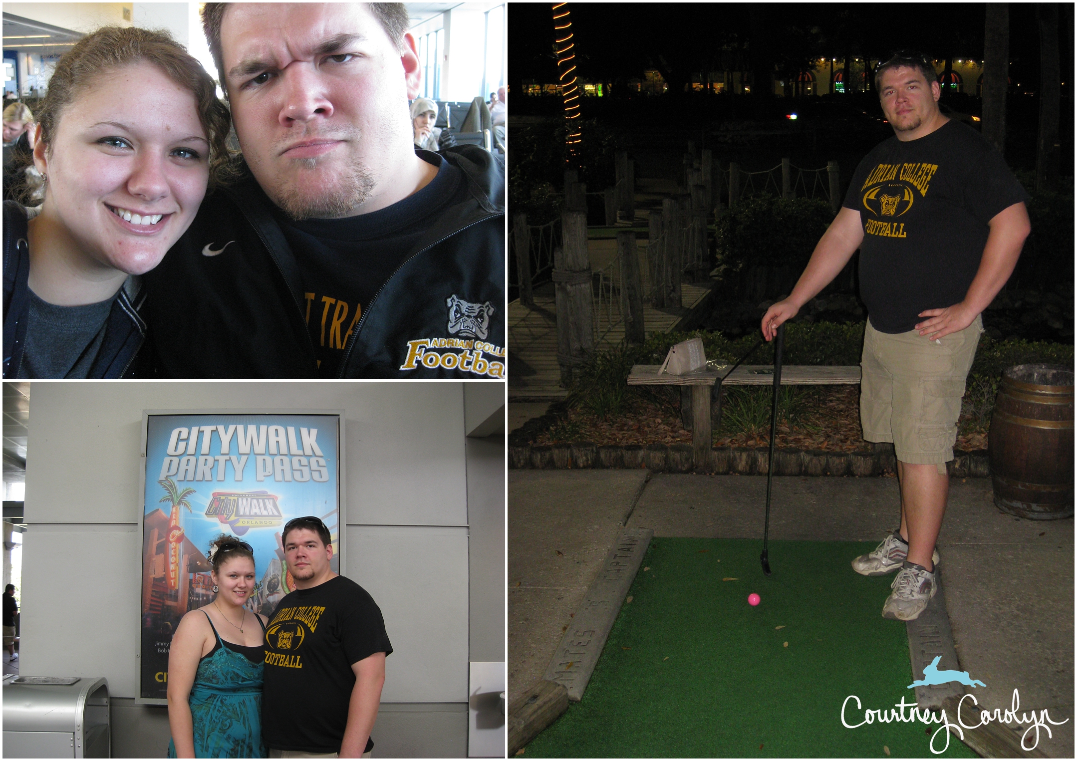 Doing the college spring break trip to Orlando in 2011