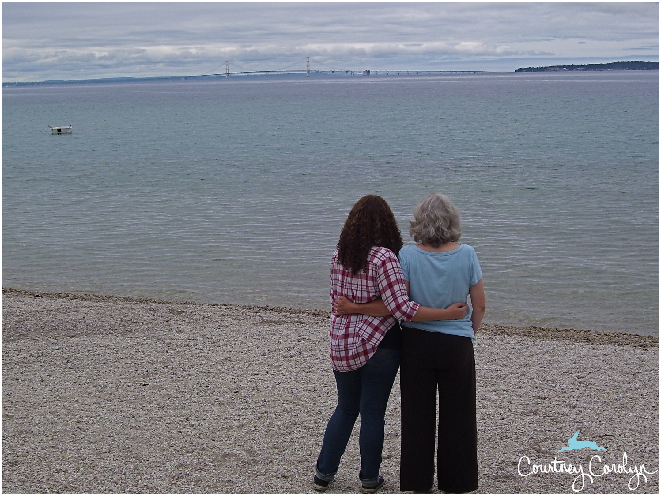 My mom and I on Mackinaw Island.