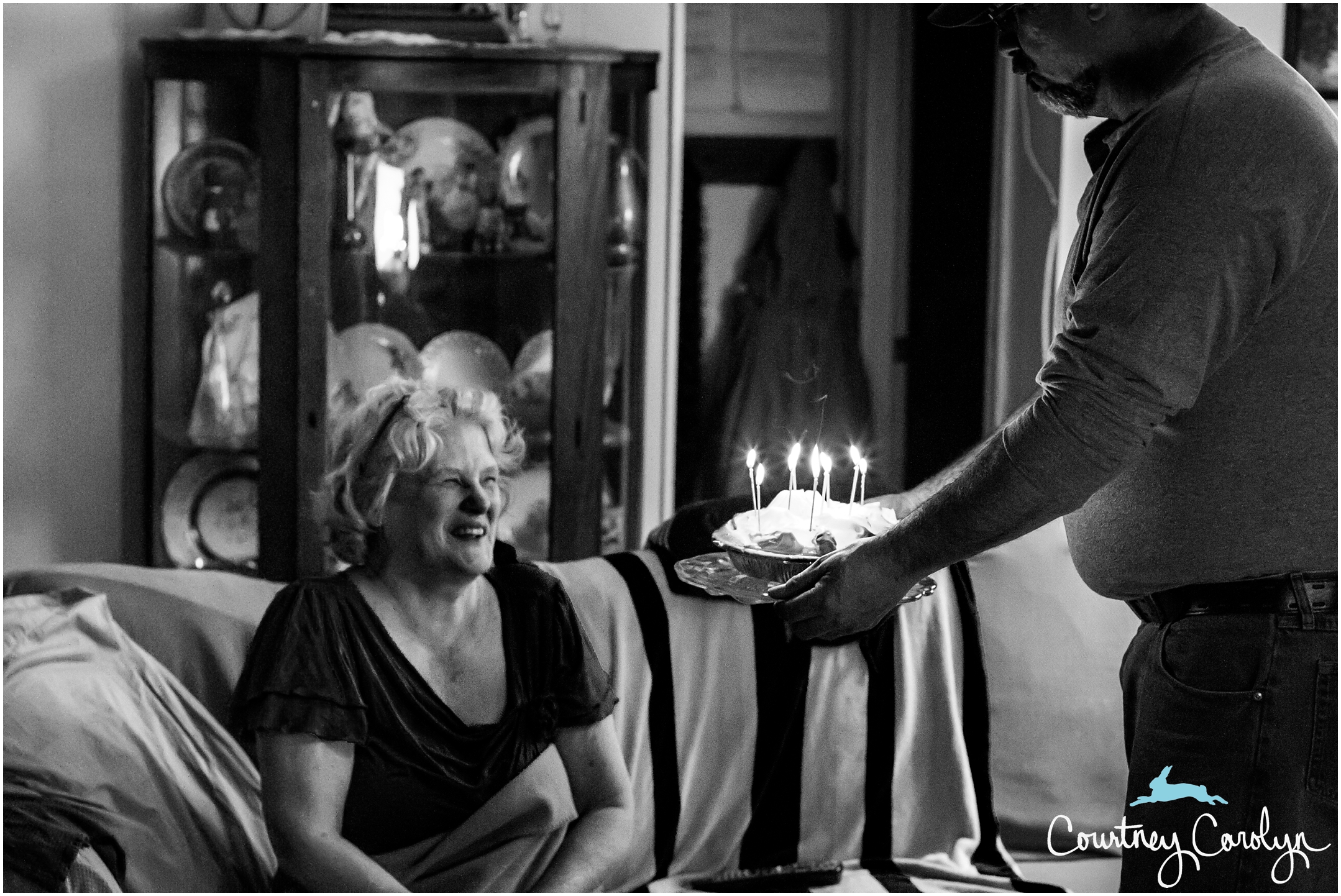 One of my favorite pictures of my mom that I took at her birthday last year.