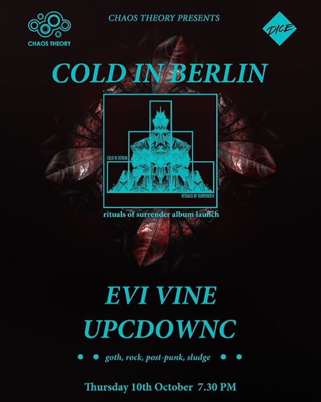 We are super excited to play our next London gig with 2 bands we heard and loved at Chaos Theory&rsquo;s festival last year.. #coldinberlin #upcdownc #darkambientmusic #darkmusic #darkwavemusic #sludgedoom #ethereal #femalefrontedband #doom #victoria