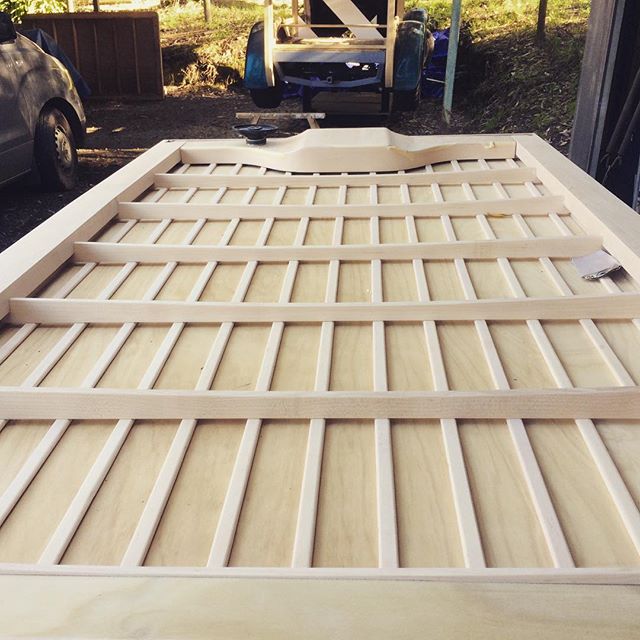 Roof for the woodie is nearly finished. #nsjoinery #craftsman #melbourne #hotrod #fordwoodie #maple #joinery