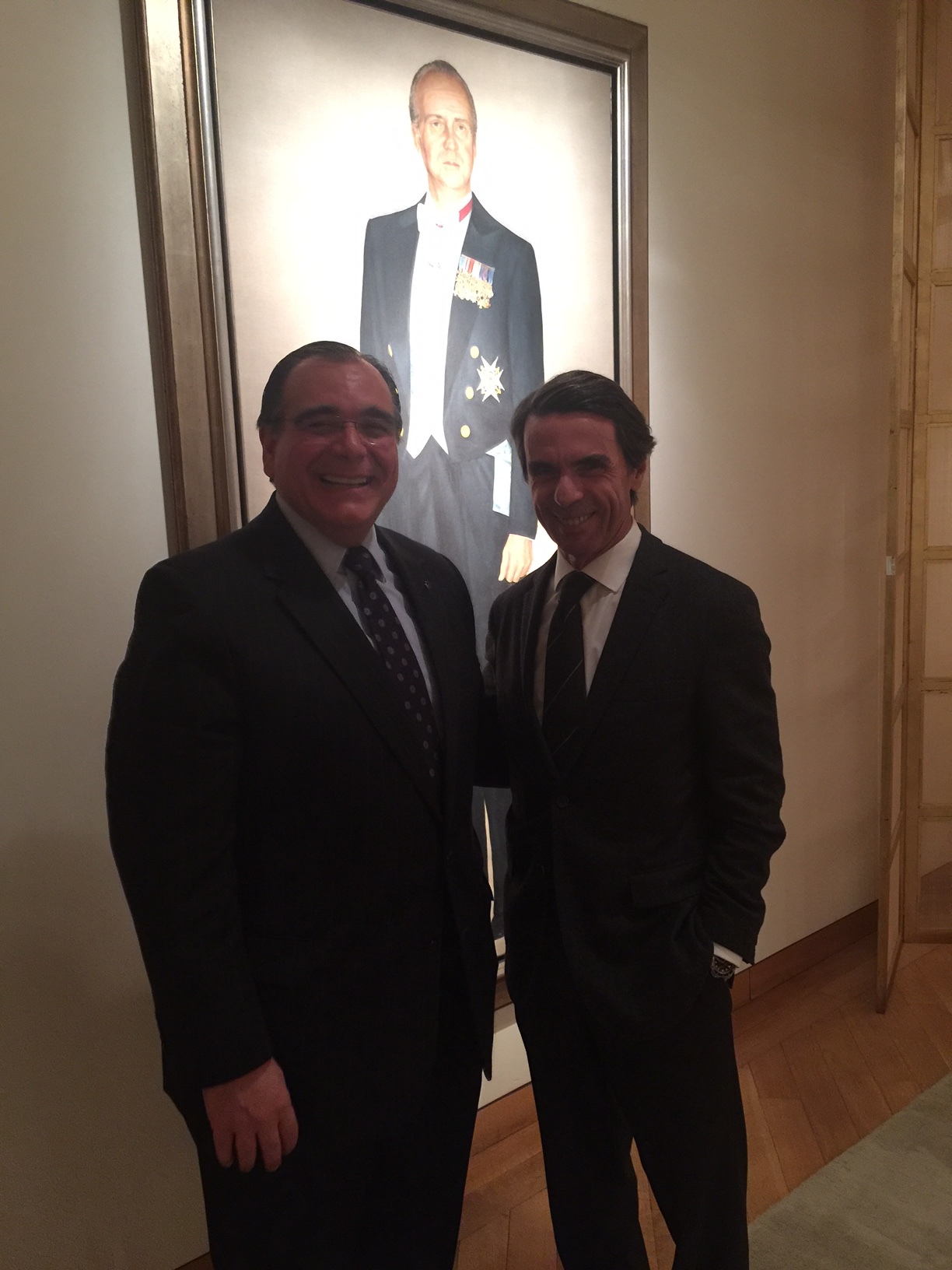 Juan José Daboub with Former President of Spain, José María Aznar