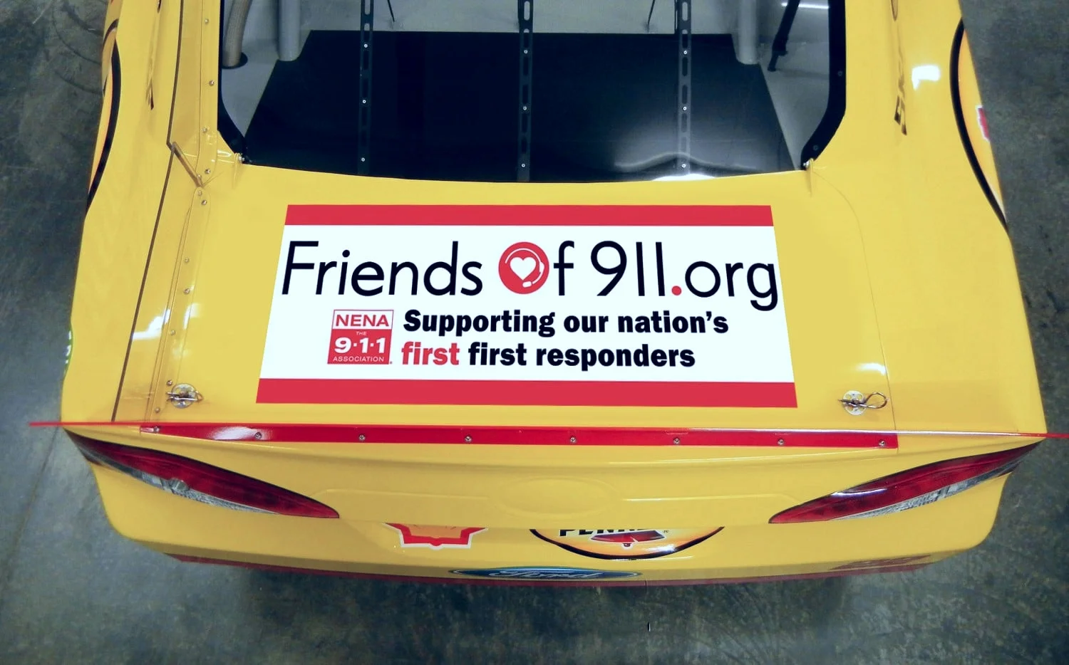 NASCAR driver Joey Logano says #ThankYou911