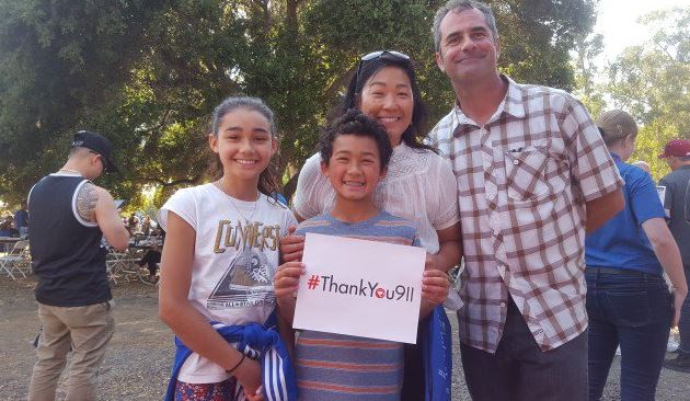  The San Jose Earthquakes hosted a group of 9-1-1 professionals at Stanford Stadium on July 1 as the Quakes took on the L.A. Galaxy in the biggest California soccer match of the MLS season, the California Clasico.&nbsp; 
