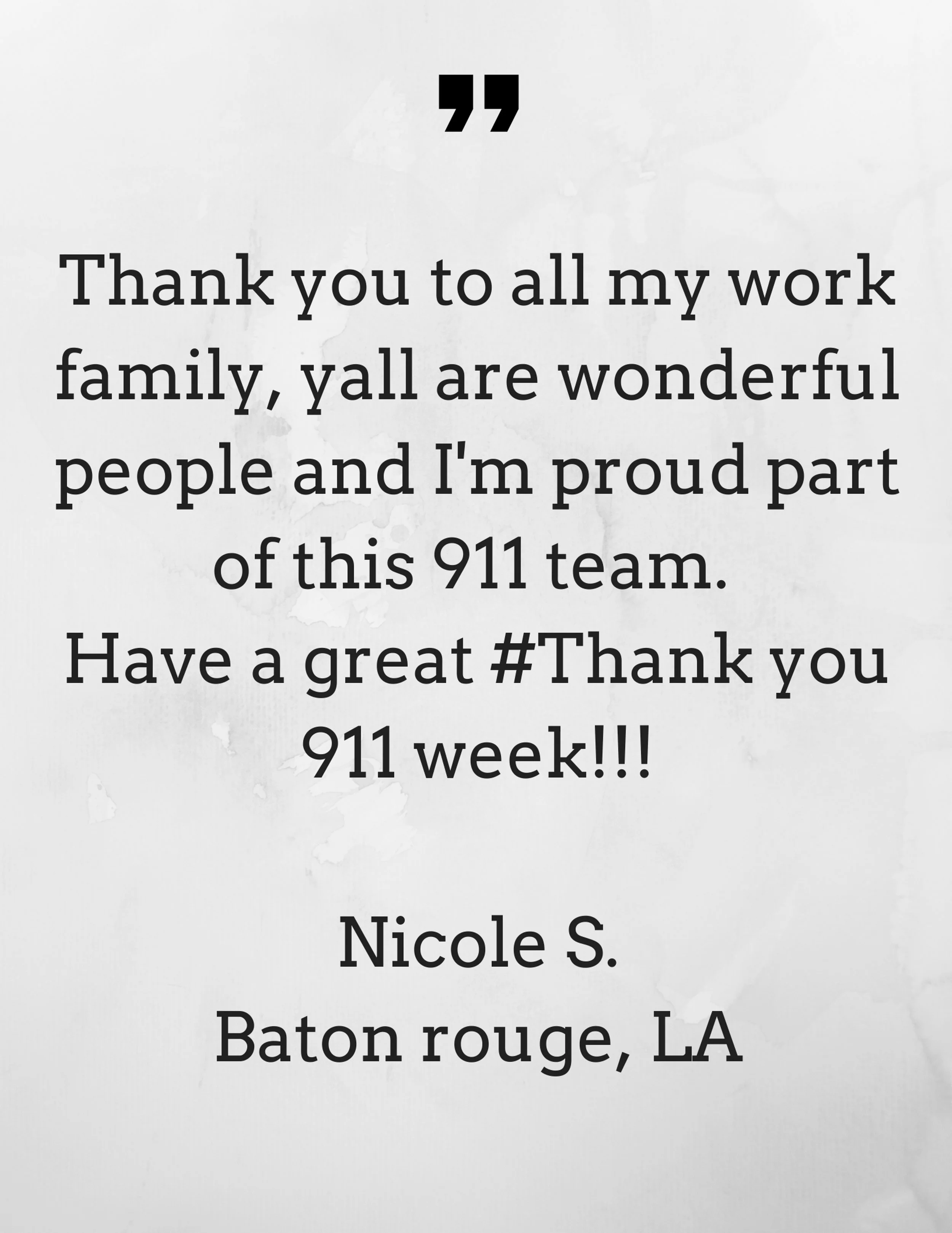 Nicole S. Baton Rouge, LA