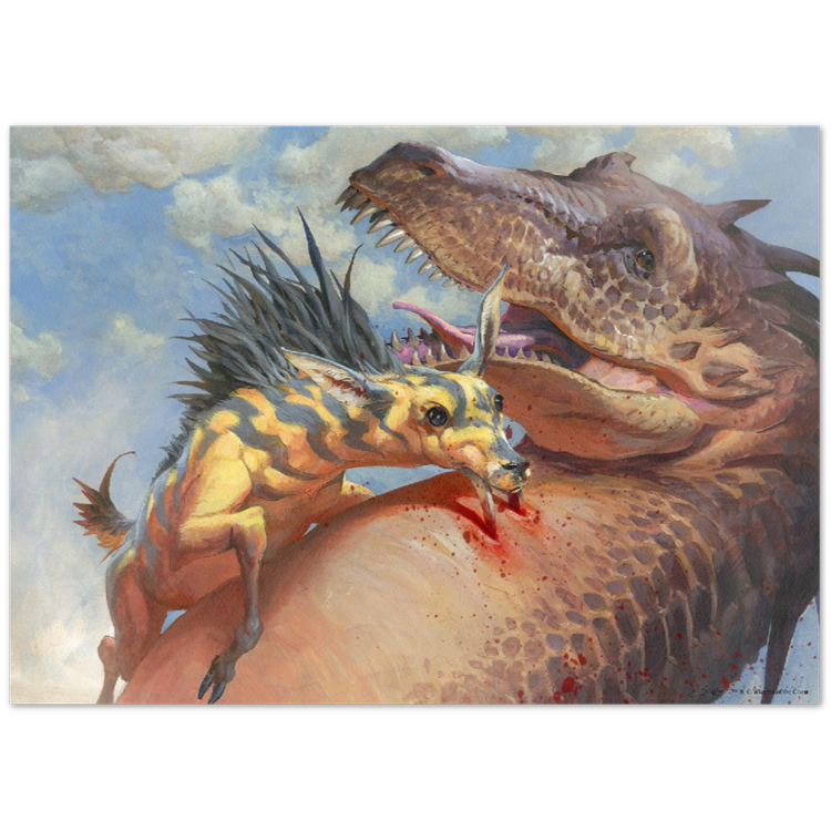 Unexpected Fangs, 50 x 70 cm poster print — Jesper Ejsing Illustration