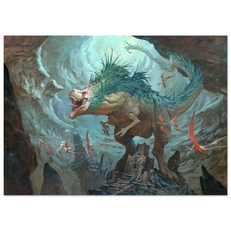 Earthshaker Dreadmaw, 50 x 70 cm poster print — Jesper Ejsing