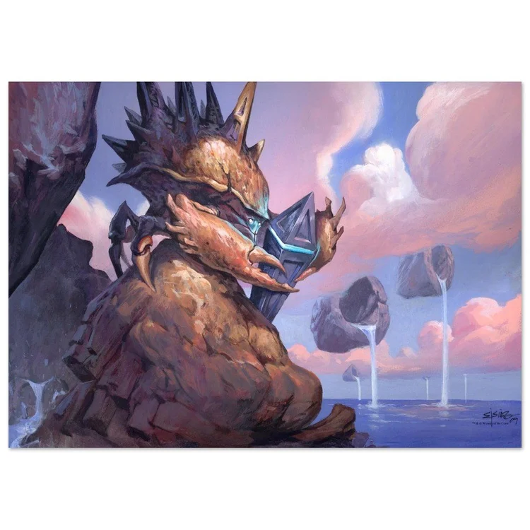 Hedron Crab. 50 x 70 cm poster print — Jesper Ejsing Illustration
