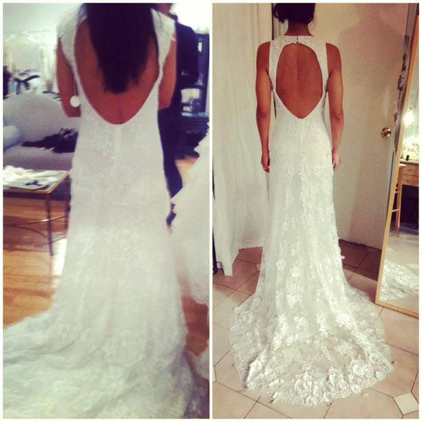 Before on Left, After on Right- Fitted, hemmed