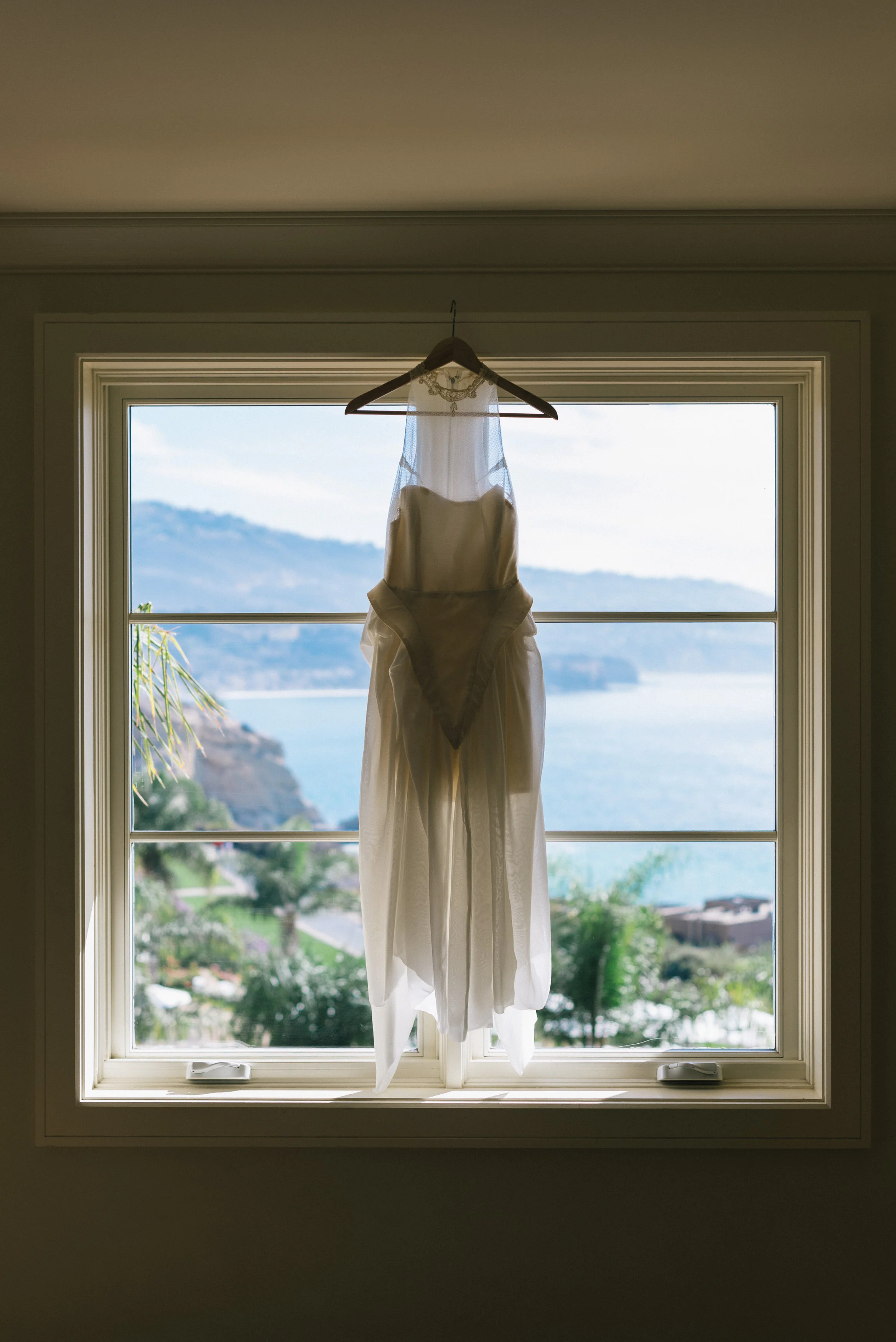 Custom satin-faced chiffon dress with Silk taffeta understructure and antique lace details worn by the incredible visual artist, Grace Villamil . Chiffon detail is removable! 