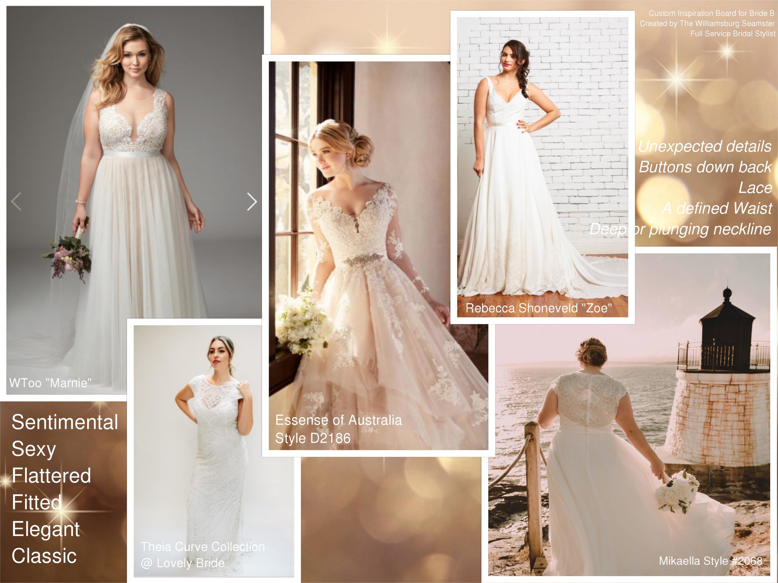 Sample Personal Bridal Style Vision Board