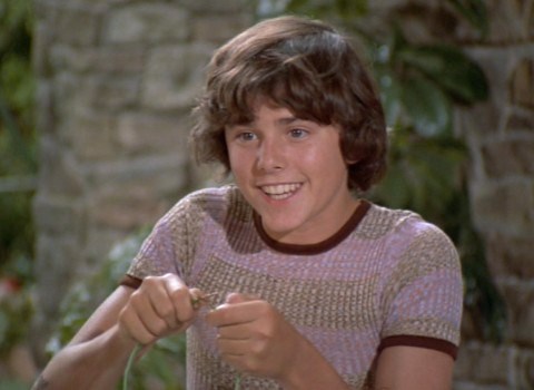 Christopher Knight as middle son, Peter. The practical joker.