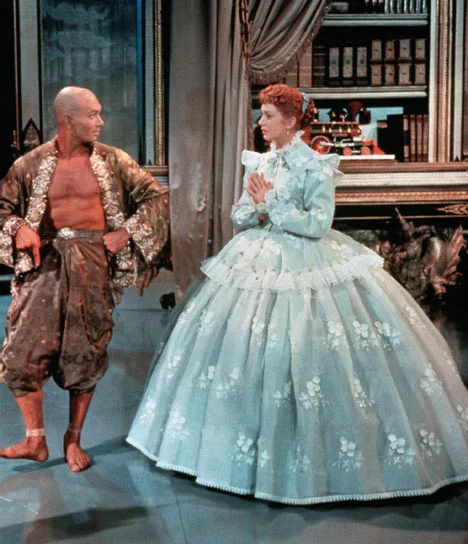 Yul Brynner and Deborah Kerr in The King and I.