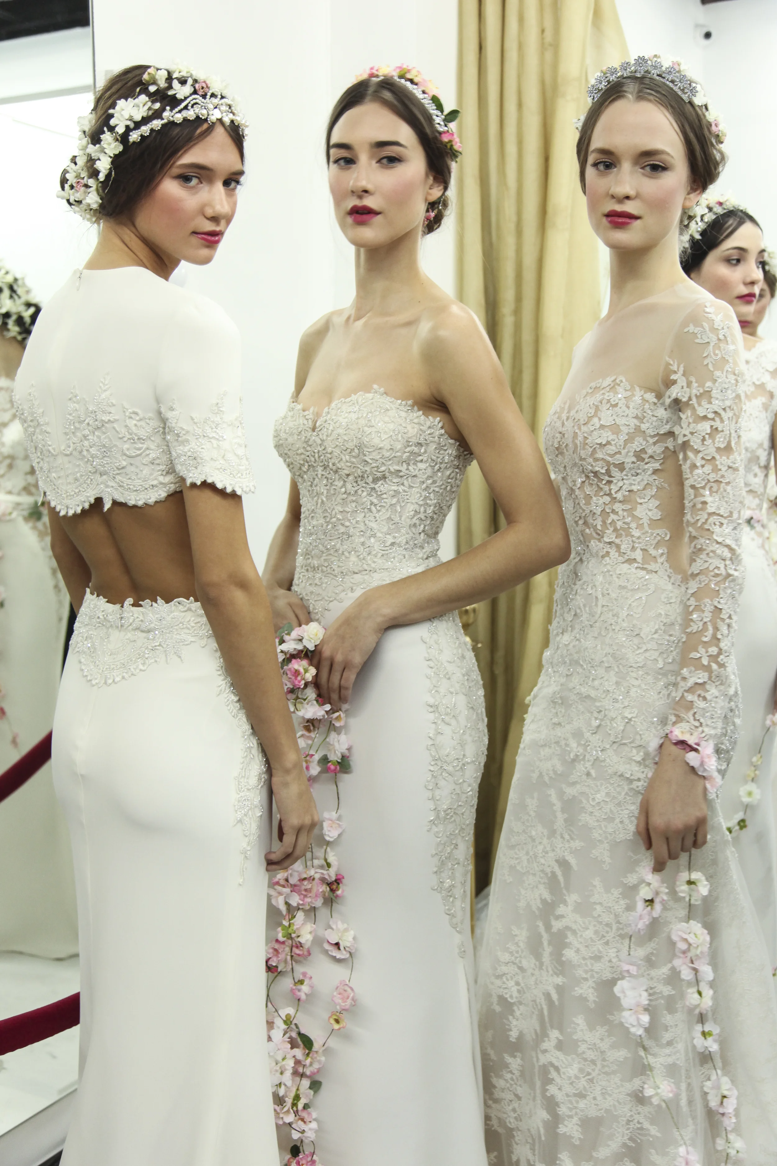 Reem Acra Bridal Fall 2015 Fashion Show