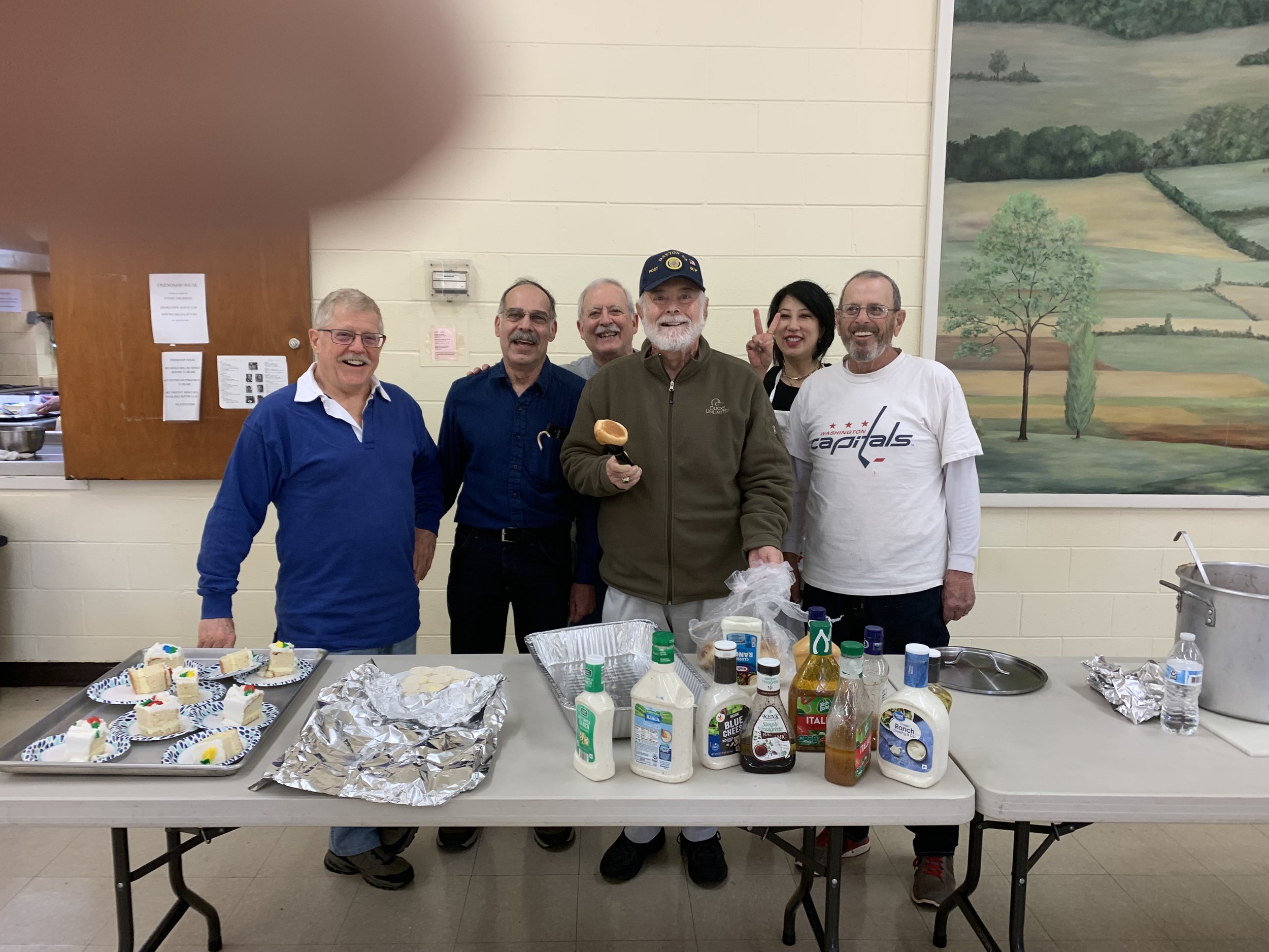 Beth El members join Blessed Sacrament members to feed lunch to the needy 12.14.23