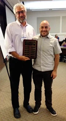 Dr. Finnell with Dr. Blekhman