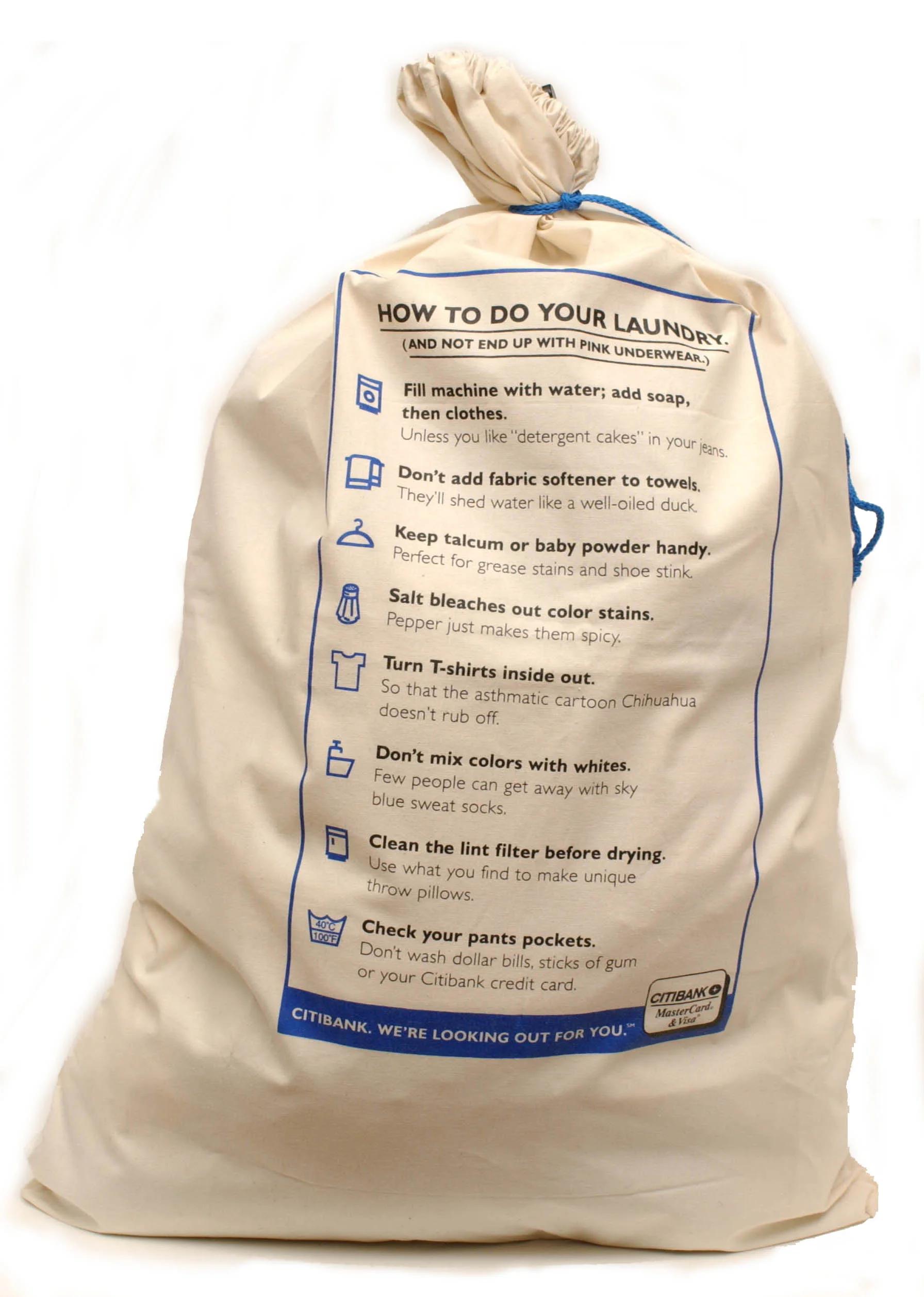 Free Laundry Bag Give Away