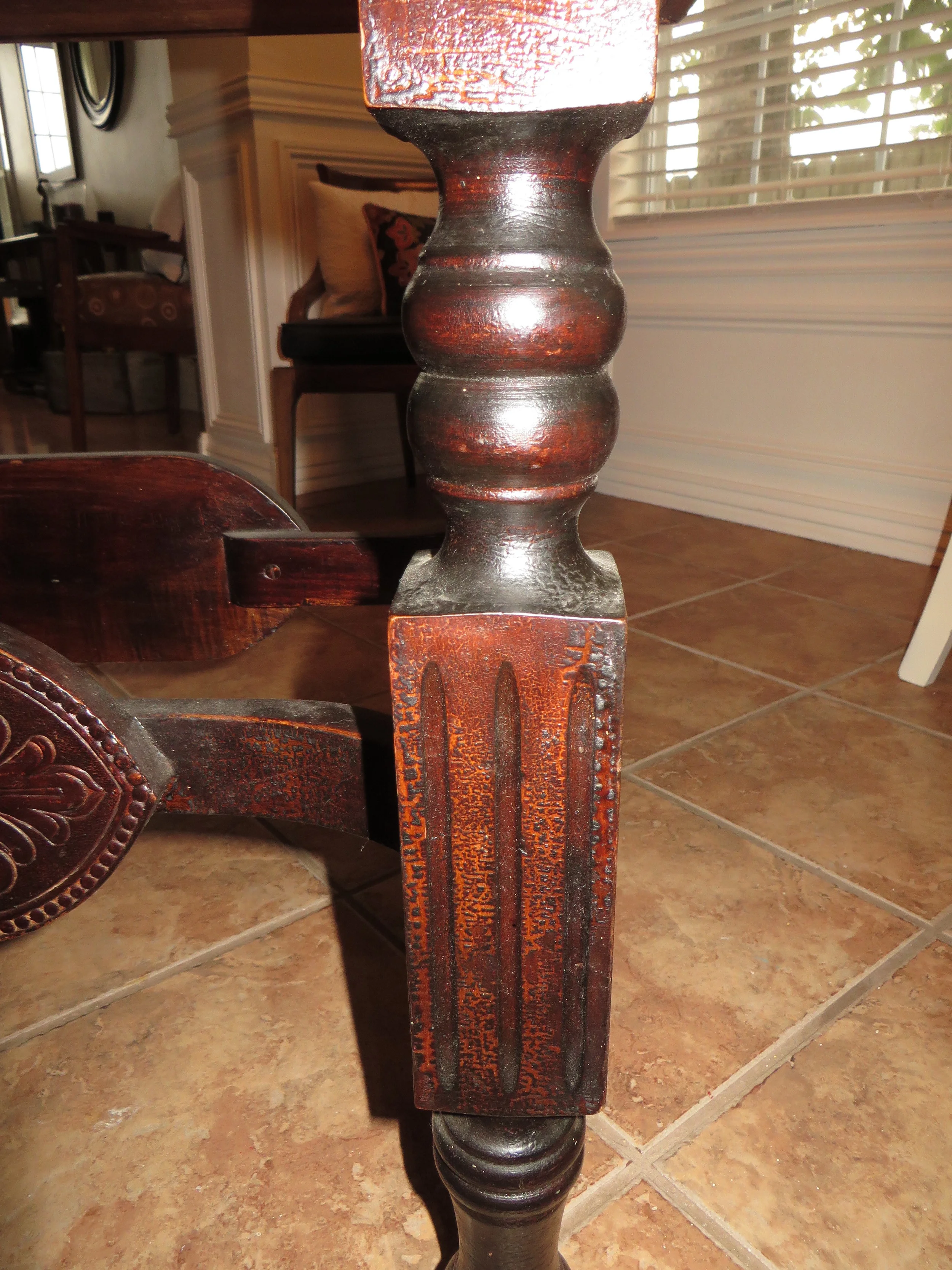 Refinishing A Dining Table A Tutorial Beckwith S Treasures