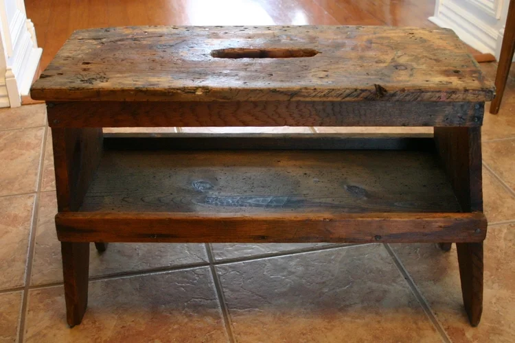 Simple bench or stool makeovers... — Beckwith's Treasures