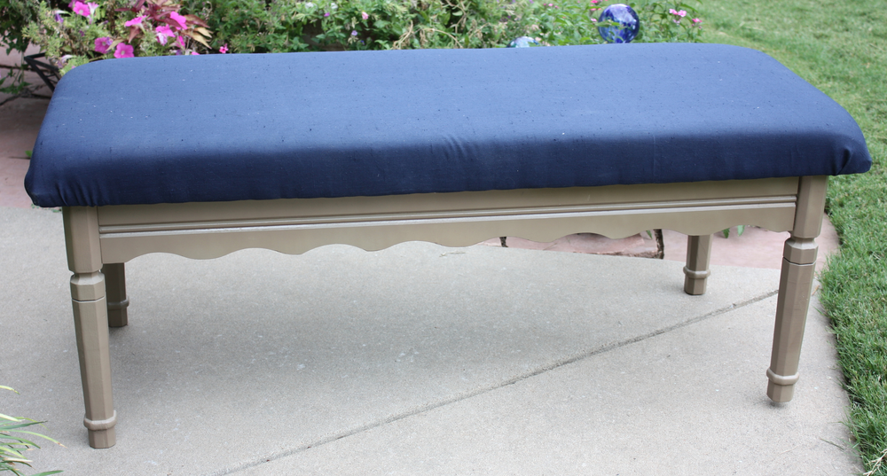 Simple bench or stool makeovers... — Beckwith's Treasures