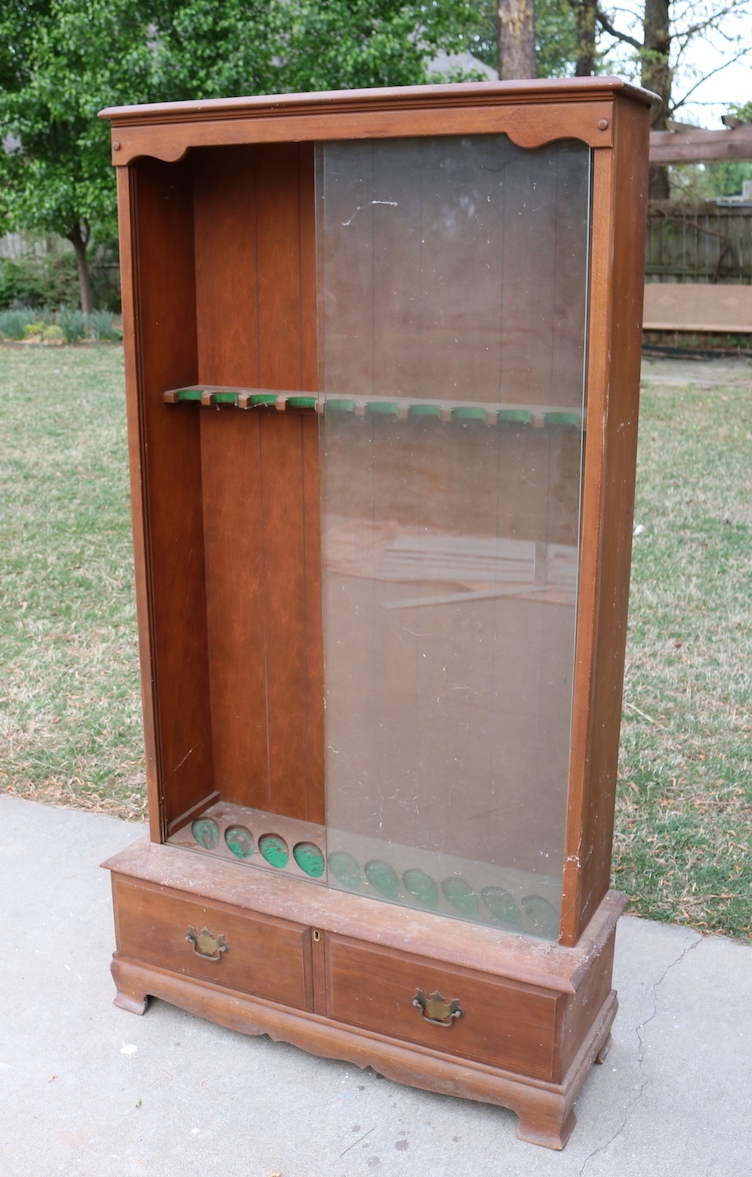 Gun Cabinet Repurpose Beckwith S Treasures