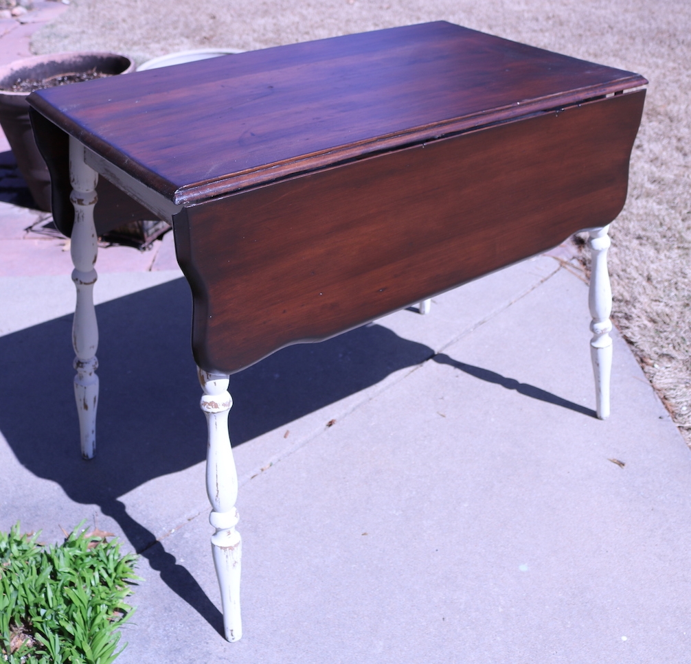 How to Save an Old Laminate Table with Gel Stain - The Boondocks Blog