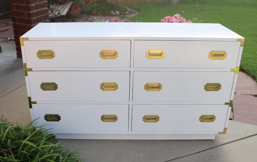 And Another Campaign Dresser Makeover, Campaign Style Dresser Pulls