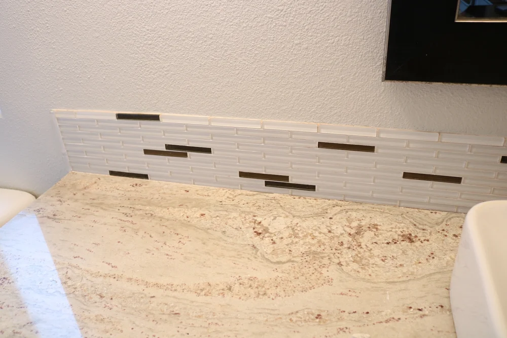 Live edge tile backsplash and a dresser makeover reveal... — Beckwith's