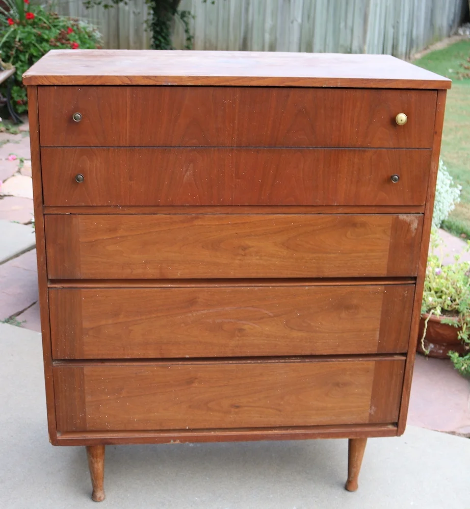 A mid century chest of drawers makeover...the reveal! — Beckwith's
