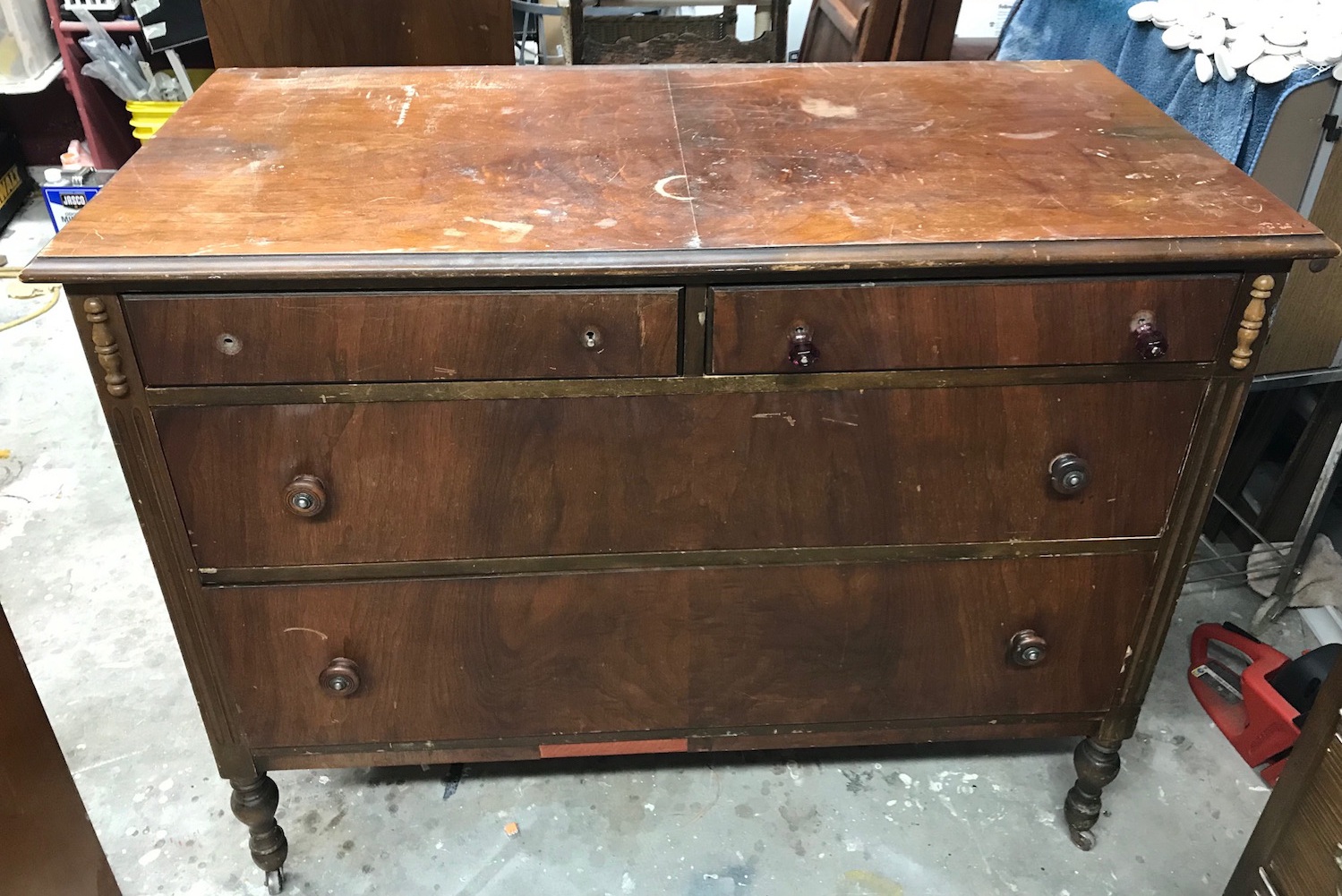 Antique Dresser Makeover Beckwith S Treasures
